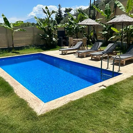 Fethiyede Jakuzili, Ozel Havuzlu 2+1villa Bananas 빌라